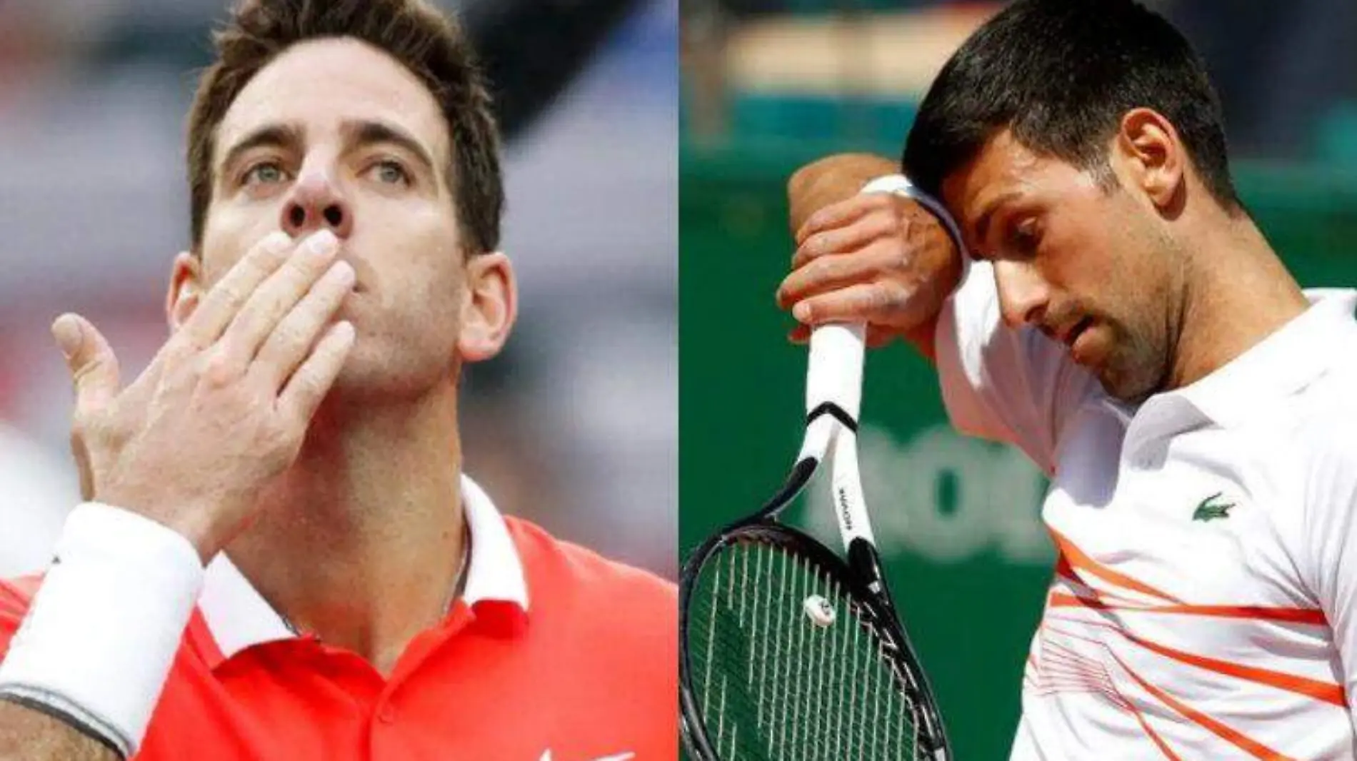 collage Djokovic - Del Potro REUTERS